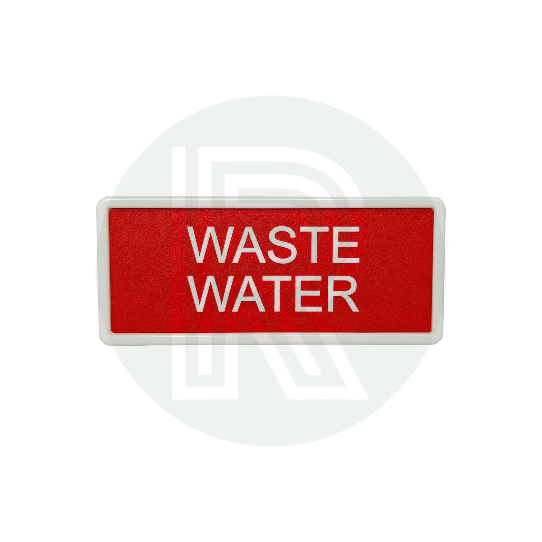 Sticker for Sill Mounted Outlet/Waste Kit (60mm x 25mm)