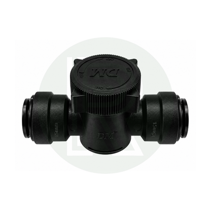 DMfit 15mm Push-fit Shut Off Isolation Valve/Tap