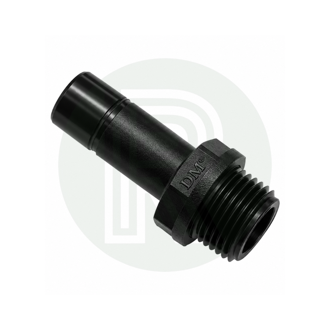 DMfit 15mm Male Stem to 1/2″BSPP Male Thread