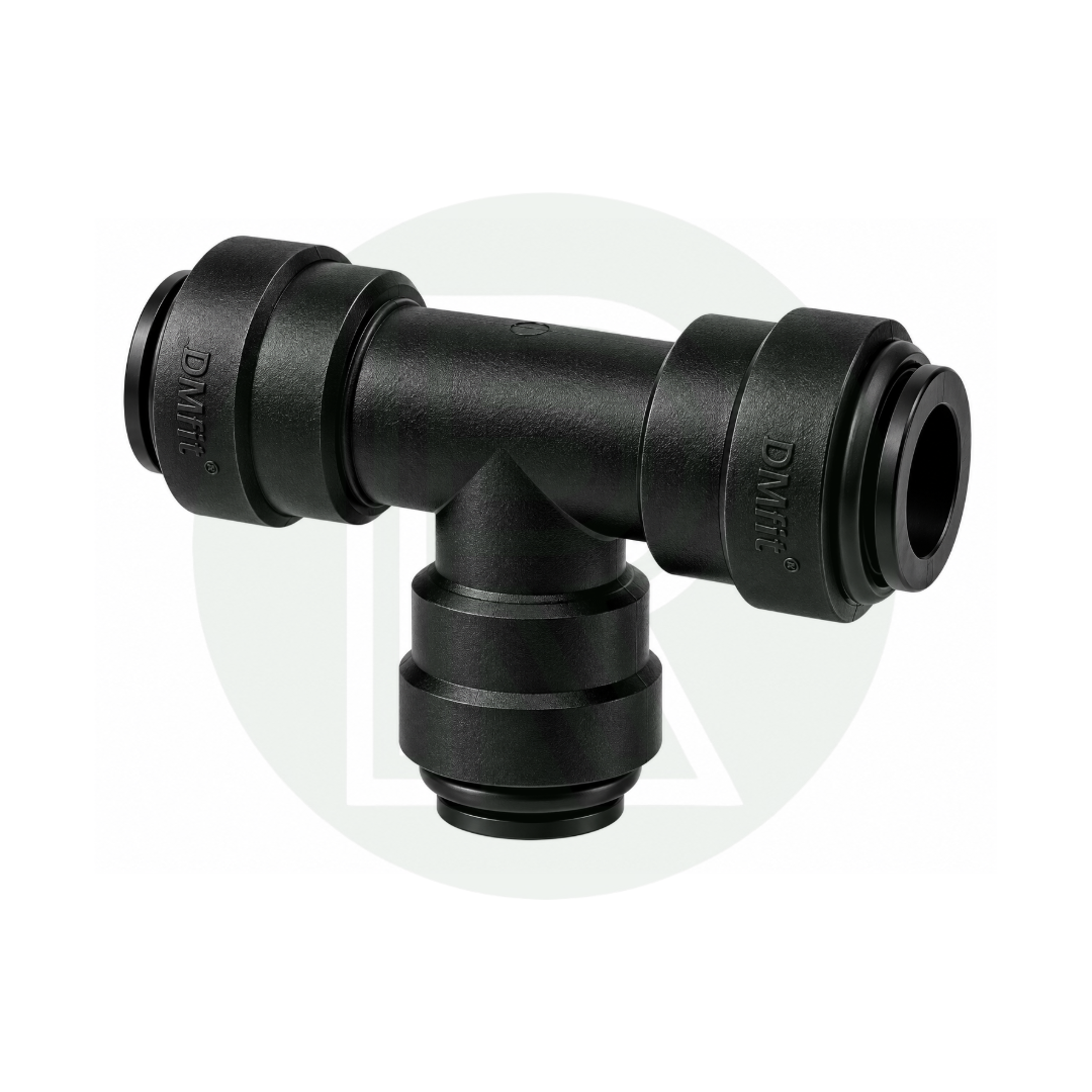 DMfit 15mm Push-fit Equal Tee