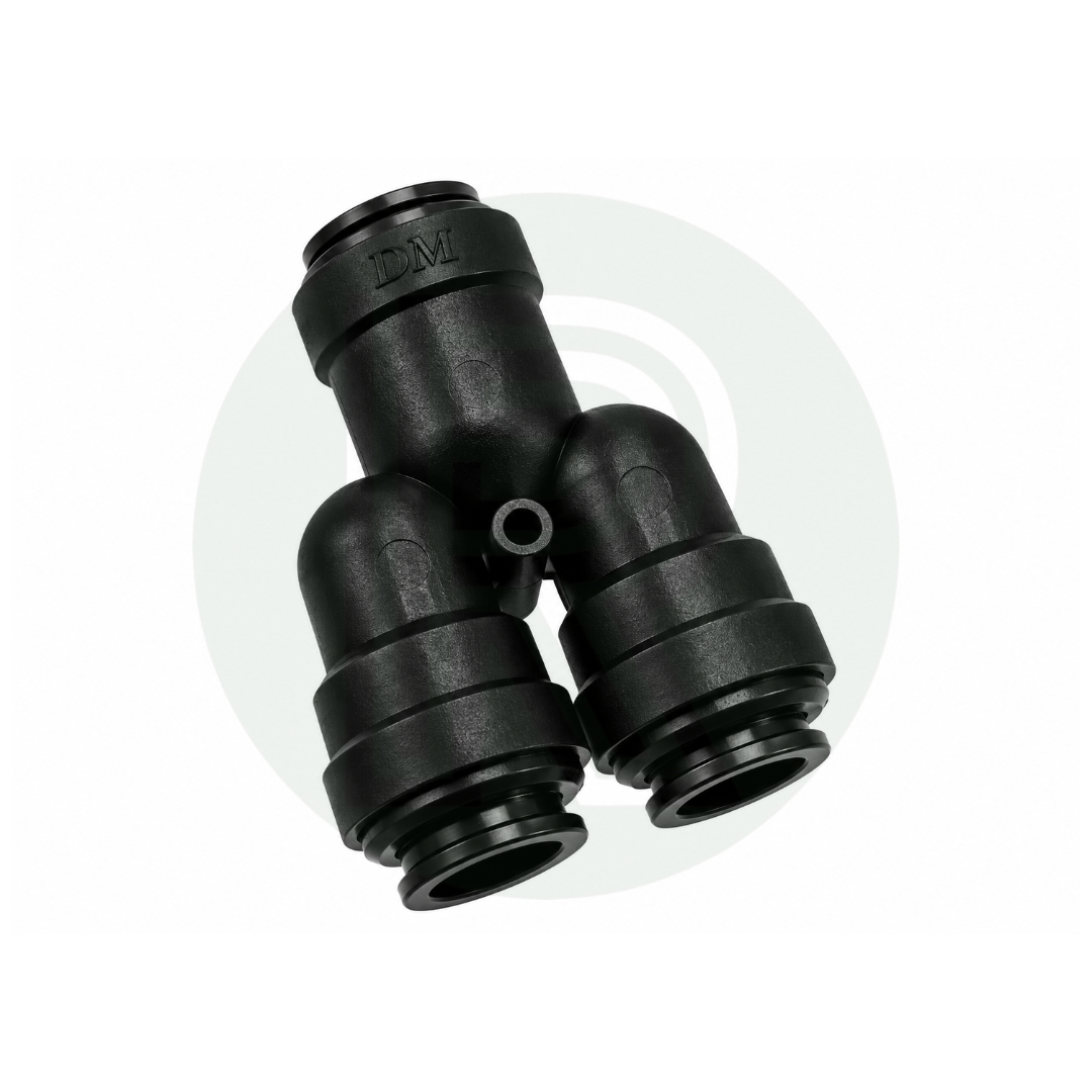 DMfit 15mm Push-fit Female Y Piece
