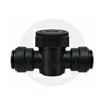 DMfit 15mm Push-fit Shut Off Isolation Valve/Tap