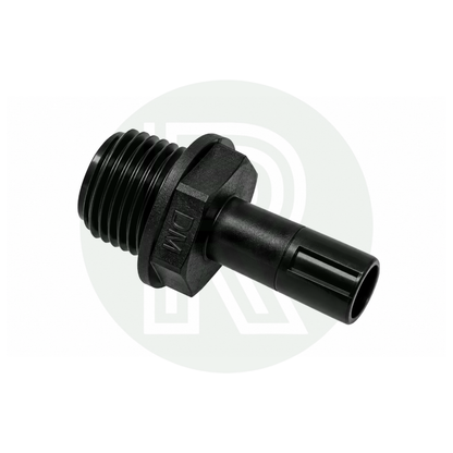 DMfit 12mm Male Stem x 1/2″BSPP Male Thread
