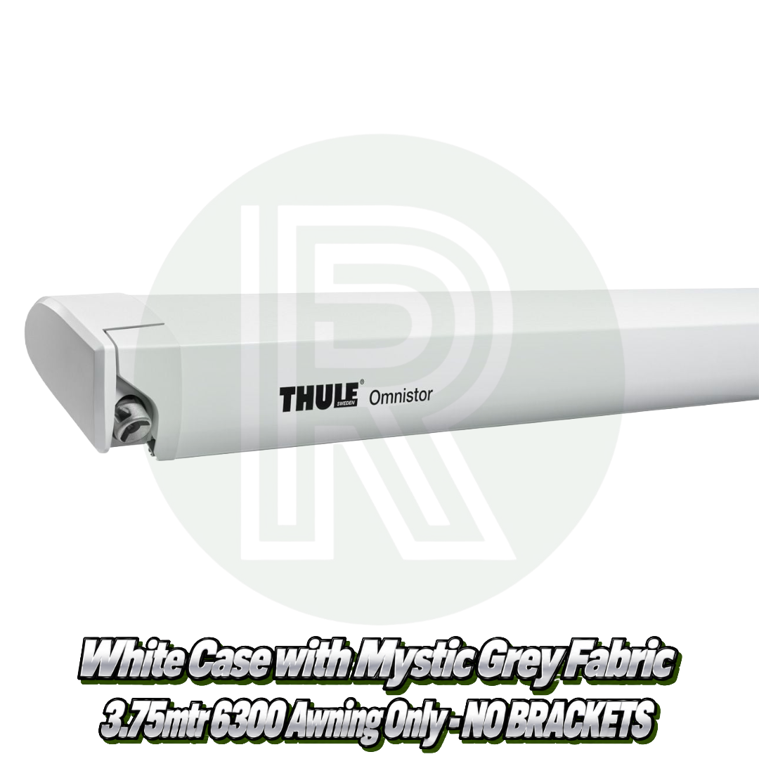 Thule Omnistor 6300 3.75m - White & Mystic Grey - Awning ONLY