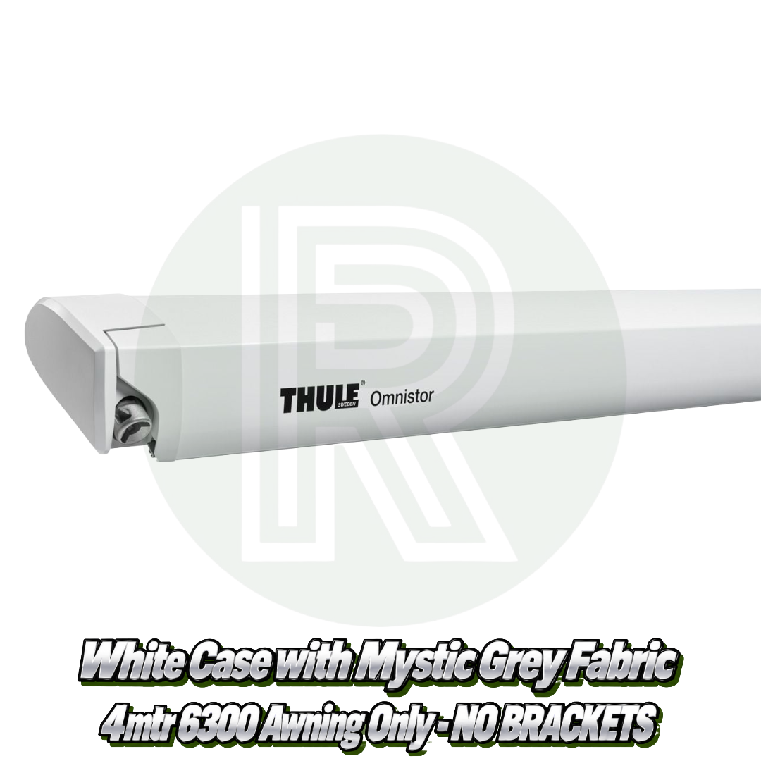 Thule Omnistor 6300 4m - White & Mystic Grey - Awning ONLY