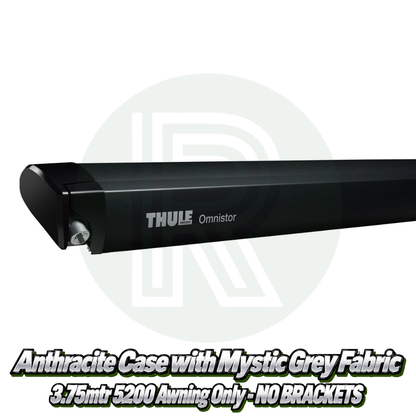 Thule Omnistor 5200 3.75m - Black & Mystic Grey - Awning ONLY