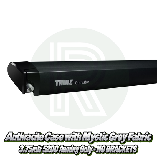 Thule Omnistor 5200 3.75m - Black & Mystic Grey - Awning ONLY