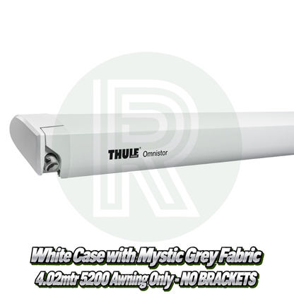 Thule Omnistor 5200 4.02m - White & Mystic Grey - Awning ONLY