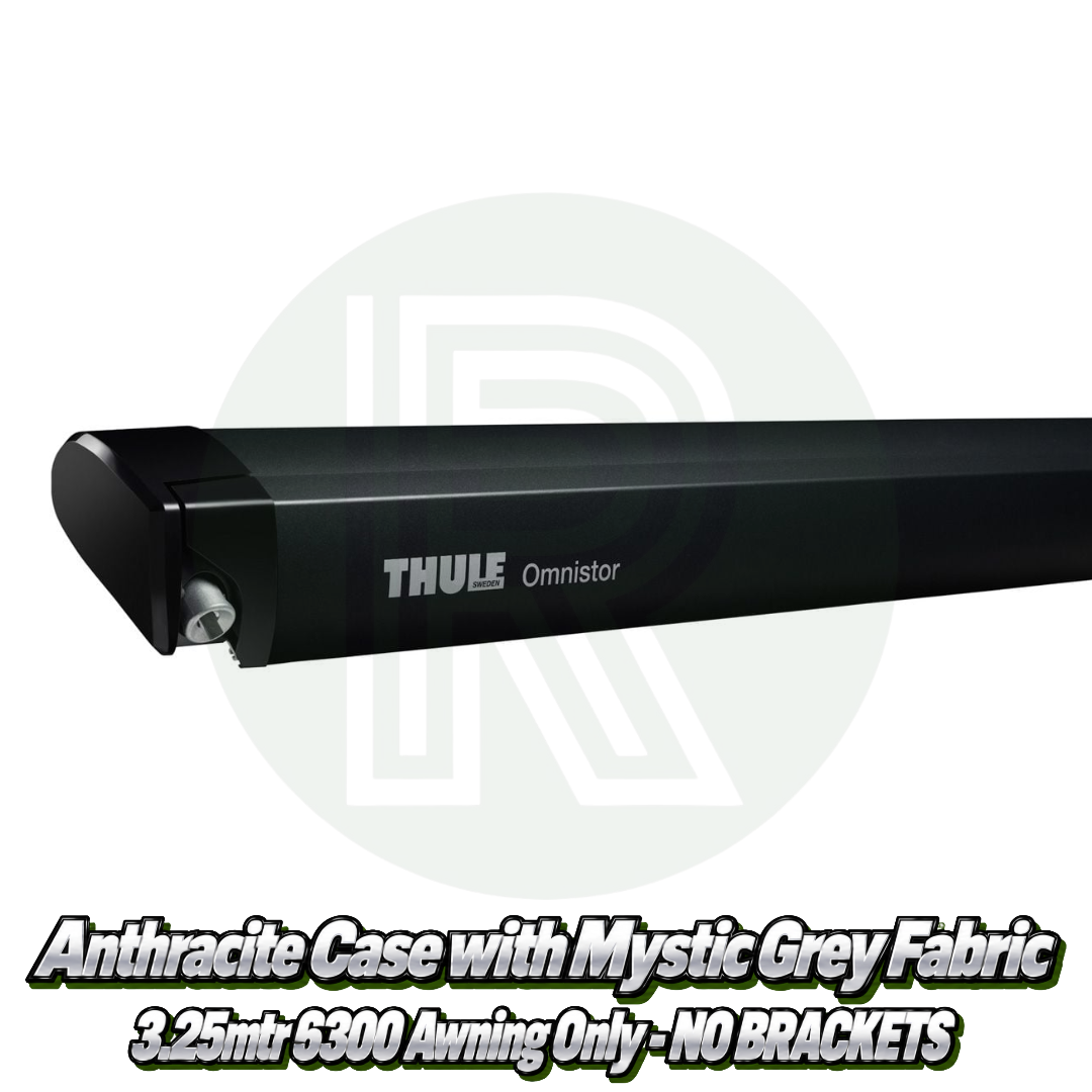 Thule Omnistor 6300 3.25m - Black & Mystic Grey - Awning ONLY