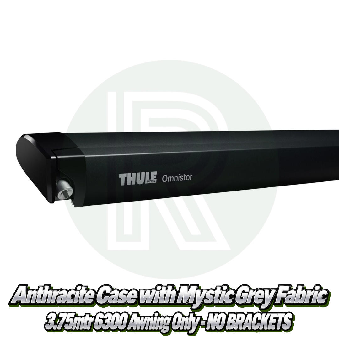 Thule Omnistor 6300 3.75m - Black & Mystic Grey - Awning ONLY