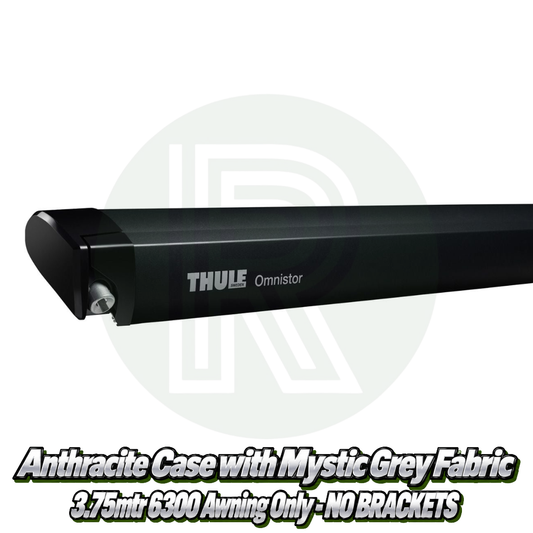 Thule Omnistor 6300 3.75m - Black & Mystic Grey - Awning ONLY
