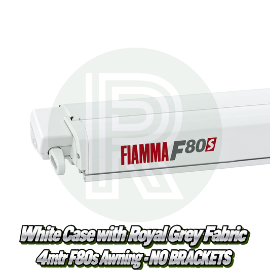 Fiamma F80s 4m - White & Royal Grey - Awning ONLY