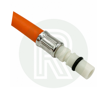 Reich 300mm Red Tap Tail Connector with 12mm Push Fit End