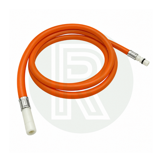 Reich 1500mm (1.5mtr) Red Tap Tail Connector with 12mm Push Fit End