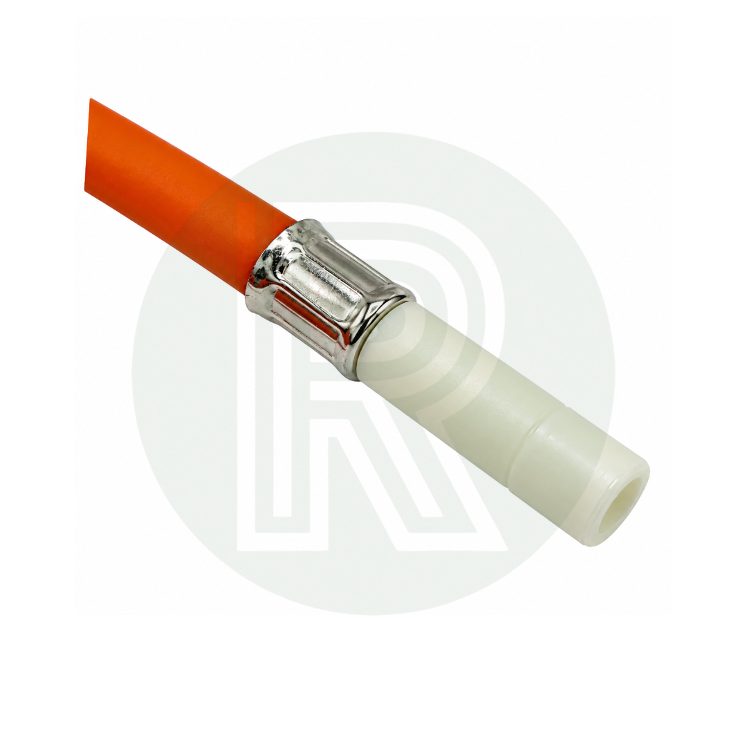 Reich 300mm Red Tap Tail Connector with 12mm Push Fit End