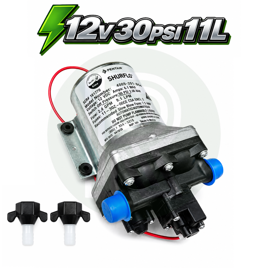12v/30psi/11Ltr Shurflo Revolution Water Pump