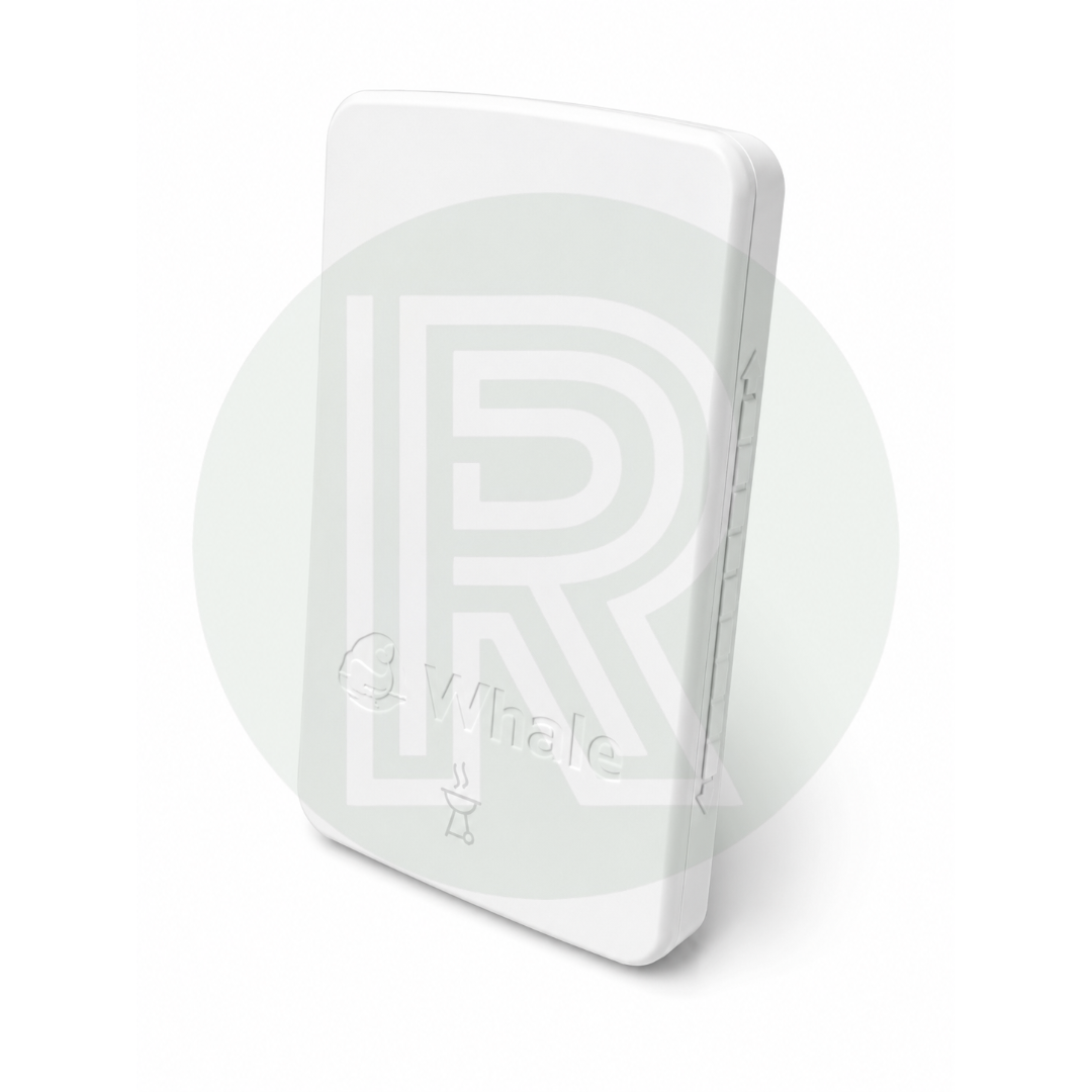 Whale Easi-Slide Lid - BBQ/Gas Icon - White