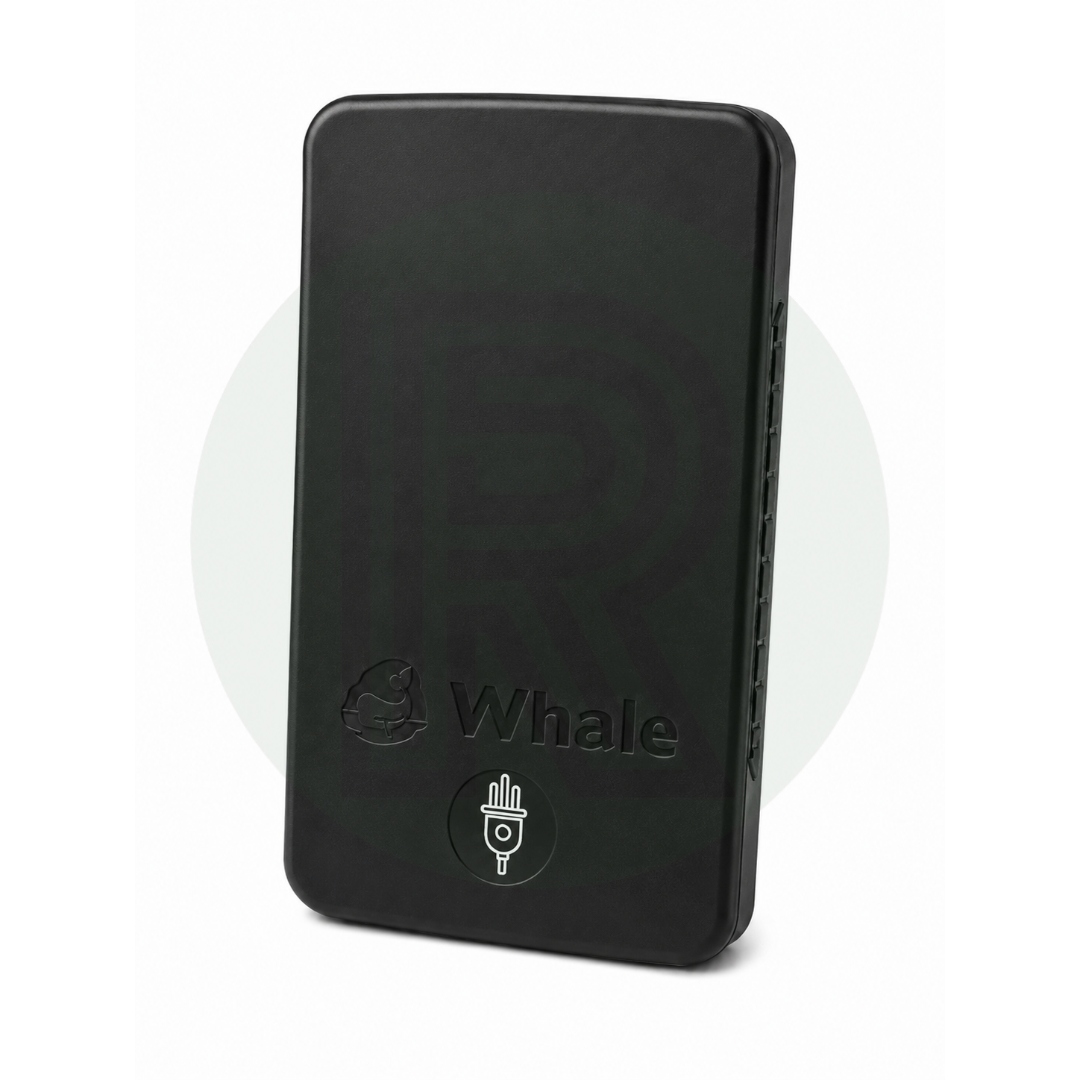 Whale Easi-Slide Lid - 240v Plug Icon - Black