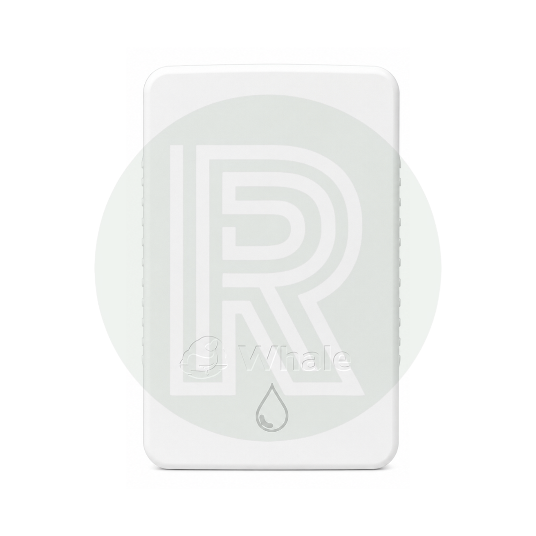 Whale Easi-Slide Lid - Water Icon White