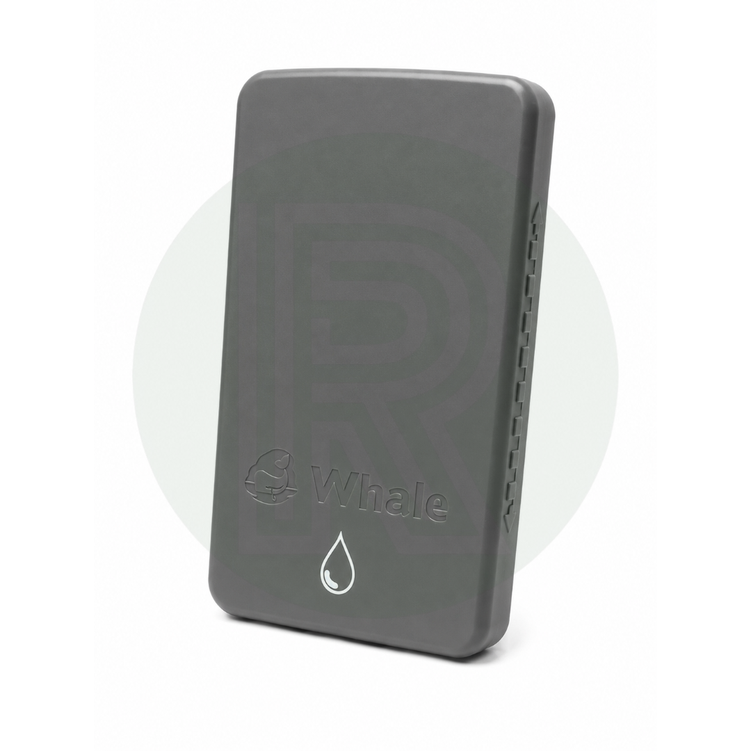 Whale Easi-Slide Lid - Water Icon - Grey