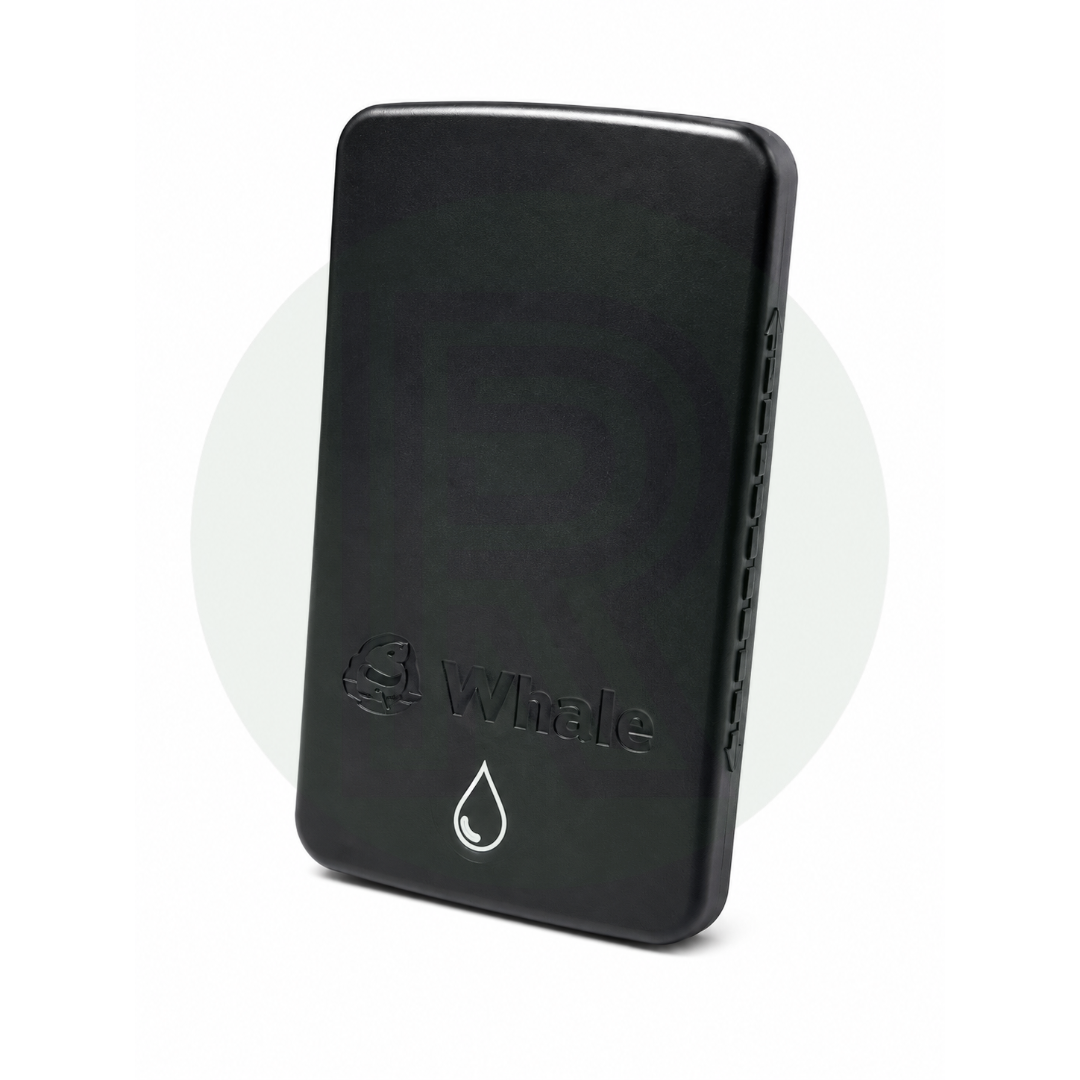 Whale Easi-Slide Lid - Water Icon - Black