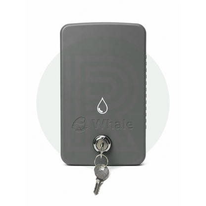 Whale Easi-Slide Lid - Water Icon *WITH LOCK* - Grey
