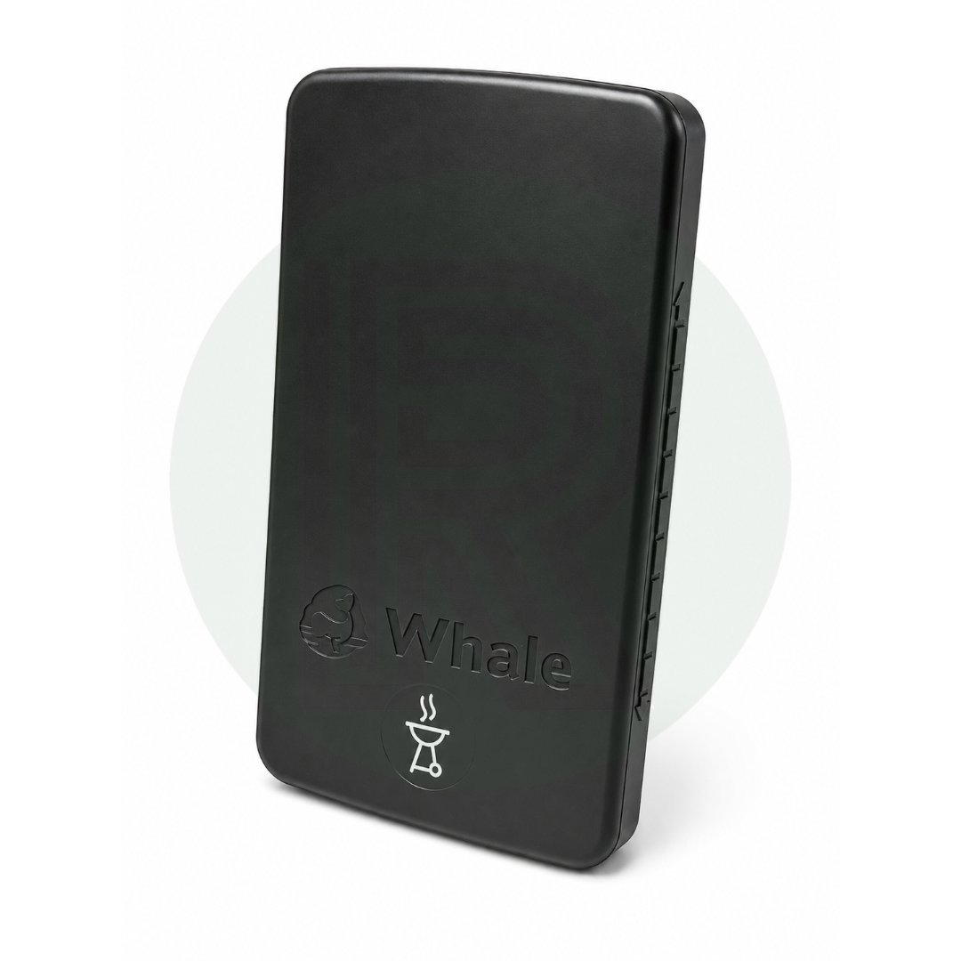 Whale Easi-Slide Lid - BBQ/Gas Icon - Black