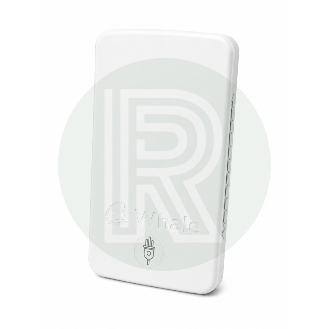 Whale Easi-Slide Lid - 240v Plug Icon - White