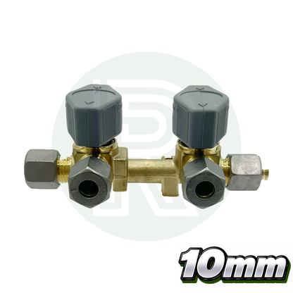 2 way 10mm Truma VK Gas Manifold