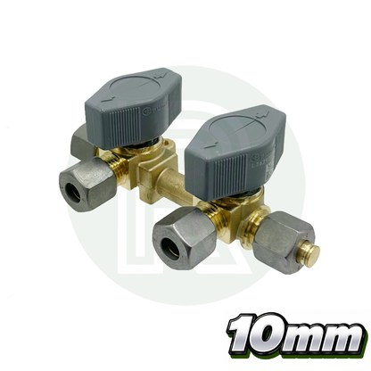 2 way 10mm Truma VK Gas Manifold