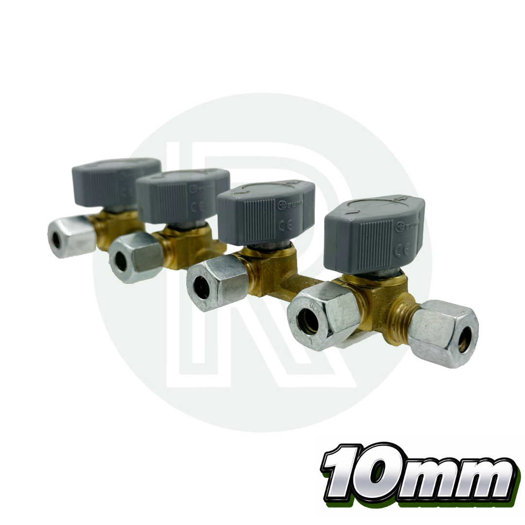 4 way 10mm Truma VK Gas Manifold