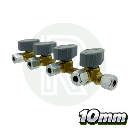 4 way 10mm Truma VK Gas Manifold