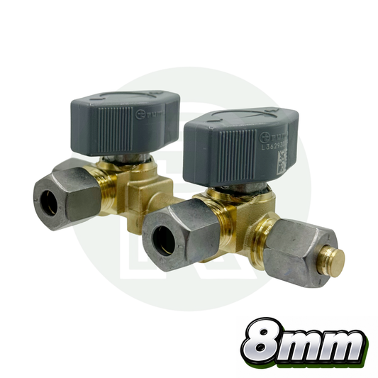 2 way 8mm Truma VK Gas Manifold