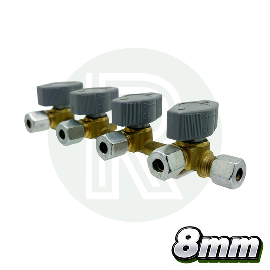 4 way 8mm Truma VK Gas Manifold