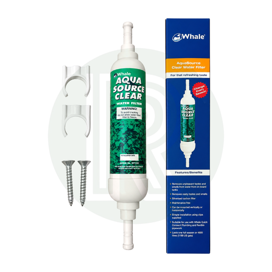 Whale Aquasource Clear Water FIlter 12mm Pushfit Connection