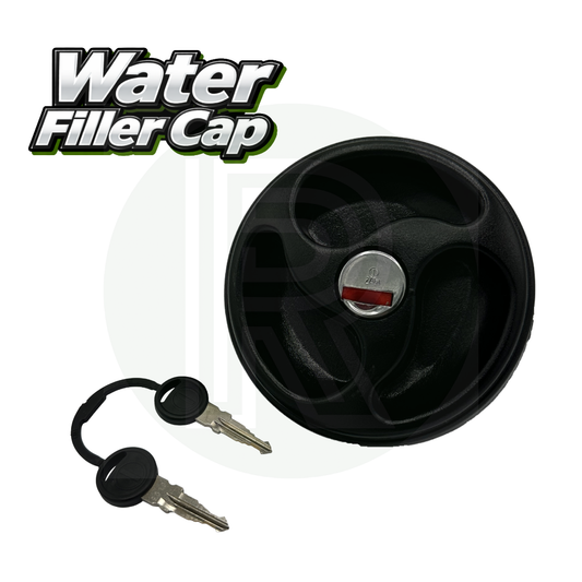 Replacement Water Filler Cap With Keys - Black