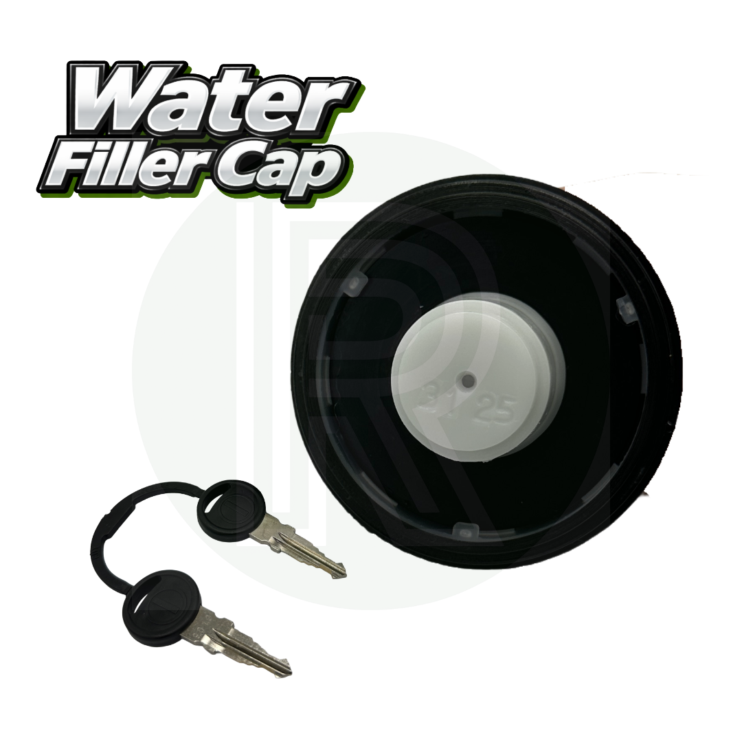 Replacement Water Filler Cap With Keys - Black