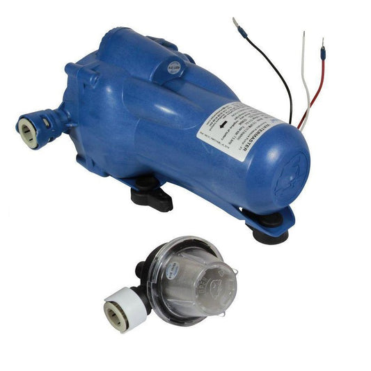 12v Whale Watermaster Water Pump & Filter 2.1Bar/30psi/8.0LtrMin