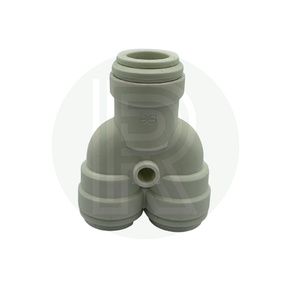 John Guest Speedfit 12mm Inline Y Piece Connector (White)
