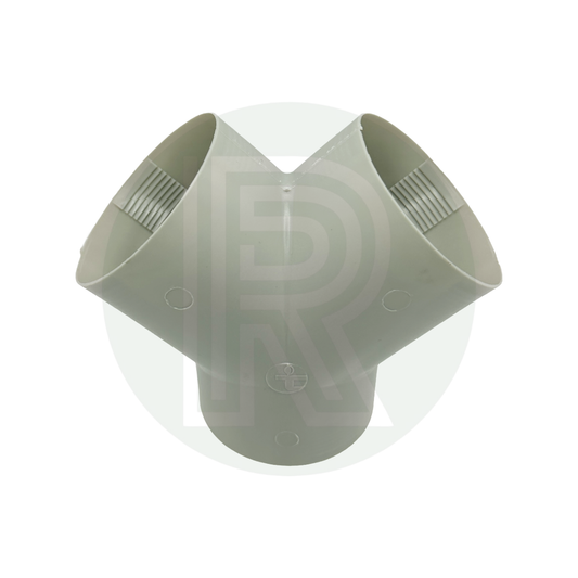 Truma 65mm ducting Y piece connector grey blown air splitter