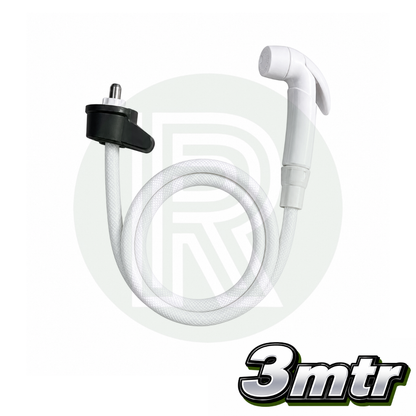 Bullfinch external shower head and 3mtr hose for caravan, campervan and motorhome exterior shower point