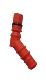 Red Reich Tap Connector Tail 1 x 12mm Barbed