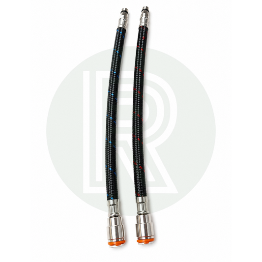 Caraflo 350mm Flexi Tap Hose Tails with 12mm Female Pushfit connections
