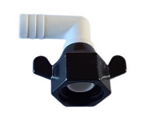 1/2" BSP Female to 1/2" (12mm) Barb Male Elbow Connector