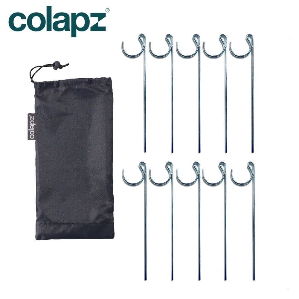 COLAPZ Pack of 10 Metal Waste Pipe Support legs with Storage Bag