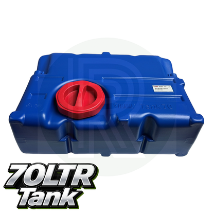 Fiamma 70 litre flat fresh water tank for campervans, motorhomes and van conversions