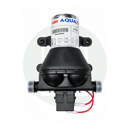 Front view of Fiamma Aqua 8F 12V 7Ltr diaphragm water pump