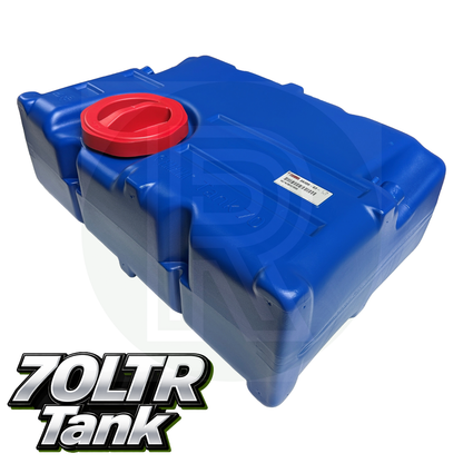 Fiamma Tank 70 fresh water storage tank with low profile design for campervan and motorhome installation