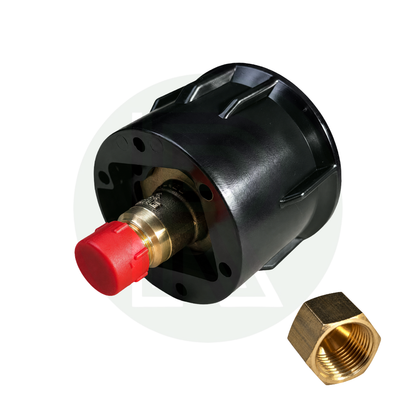 Gaslow transfer kit black external LPG filler with brass adaptor