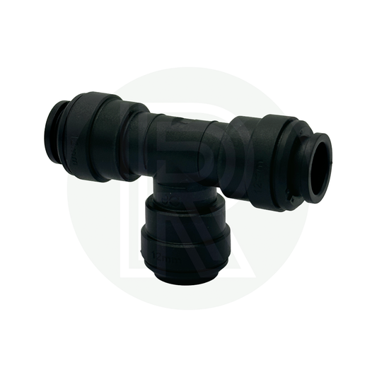 John Guest Speedfit 12mm equal tee connector for caravan motorhome campervan and boat water systems